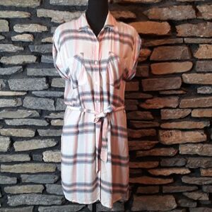 Women's Gap checkerboard midi dress sz small